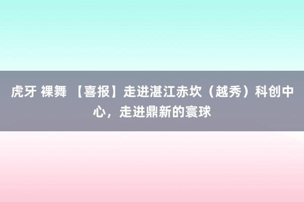 虎牙 裸舞 【喜报】走进湛江赤坎（越秀）科创中心，走进鼎新的寰球