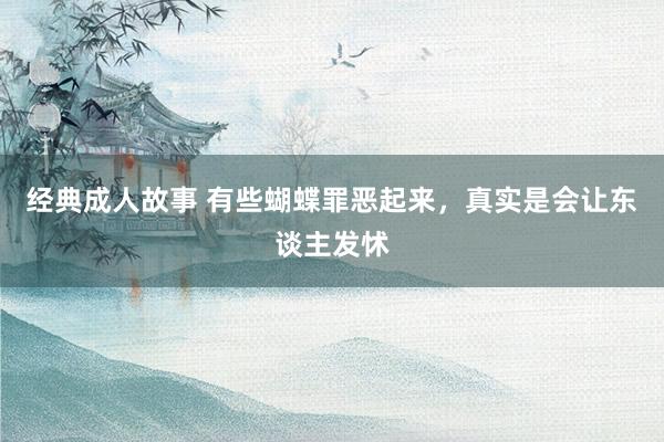经典成人故事 有些蝴蝶罪恶起来，真实是会让东谈主发怵