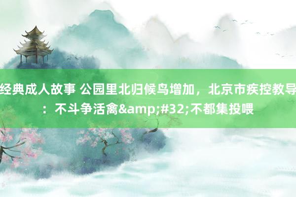经典成人故事 公园里北归候鸟增加，北京市疾控教导：不斗争活禽&#32;不都集投喂