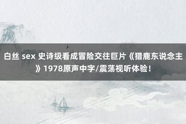 白丝 sex 史诗级看成冒险交往巨片《猎鹿东说念主》1978原声中字/震荡视听体验！