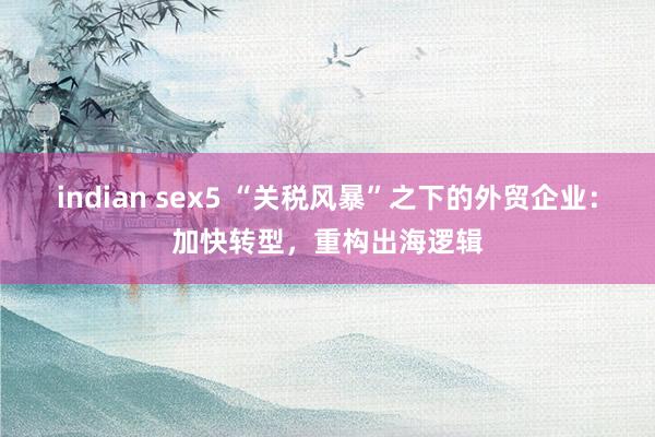 indian sex5 “关税风暴”之下的外贸企业：加快转型，重构出海逻辑