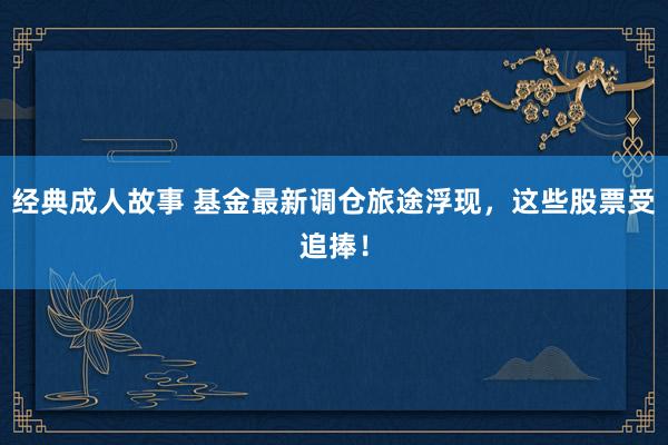 经典成人故事 基金最新调仓旅途浮现，这些股票受追捧！