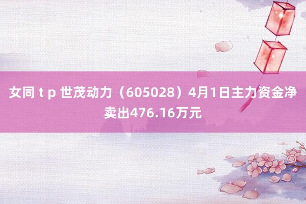 女同 t p 世茂动力（605028）4月1日主力资金净卖出476.16万元