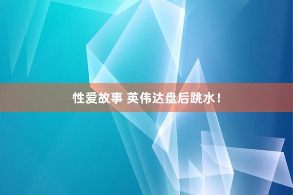 性爱故事 英伟达盘后跳水！