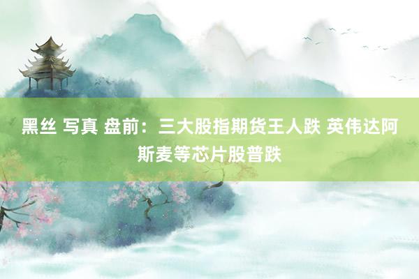 黑丝 写真 盘前：三大股指期货王人跌 英伟达阿斯麦等芯片股普跌